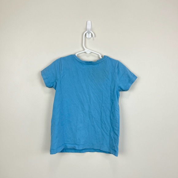 Hanna Andersson Blue Rocket Ship Tee 120 cm 6-7 - Picture 5 of 5